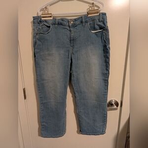 Santana Jeans Wide Leg Light Wash Denim